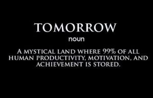 tomorrow
